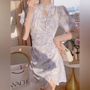 New floral mini dress